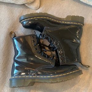 Patent leather dr. Martens